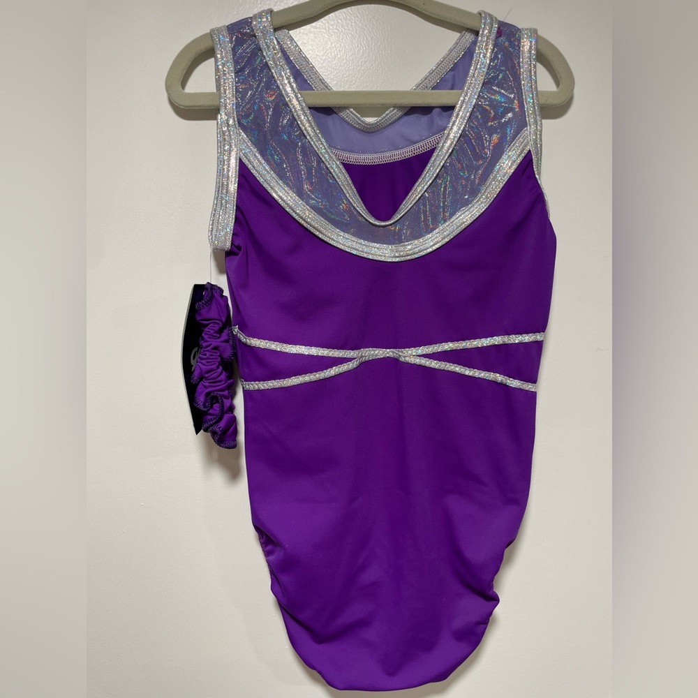 NWT GK CM Dazzling Purple Leotard - Picture 4 of 7